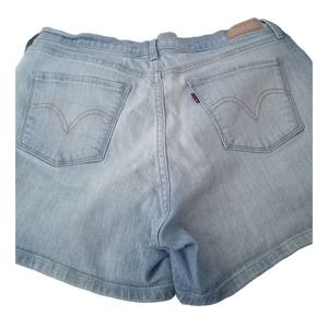Levis Shorts Womens 12 Jean Light Blue